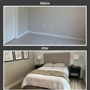 Bedroom remodel