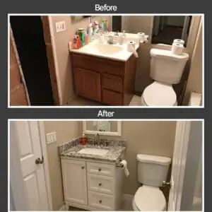 Full bathroom remodel