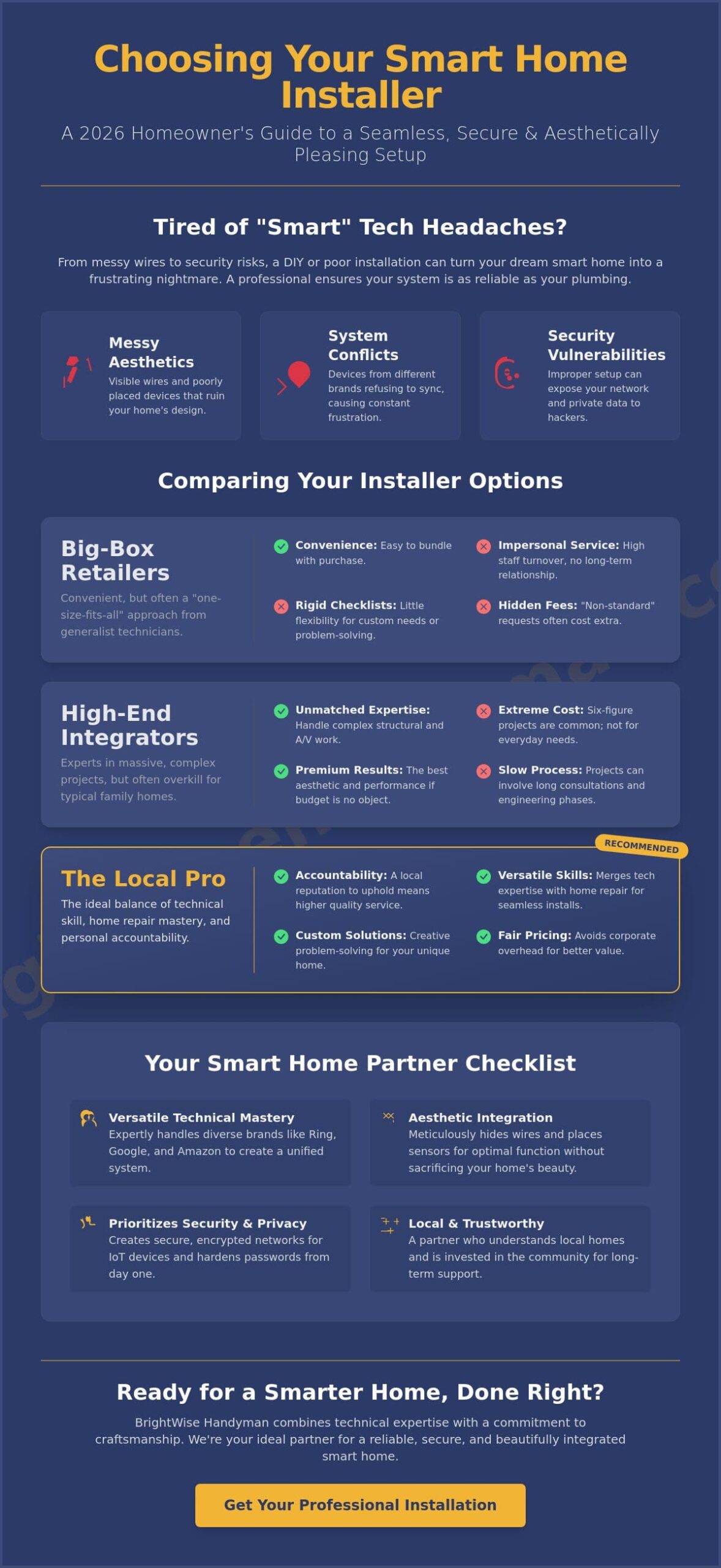 Choosing the Best Home Automation Installer: A Comparison Guide for 2026
