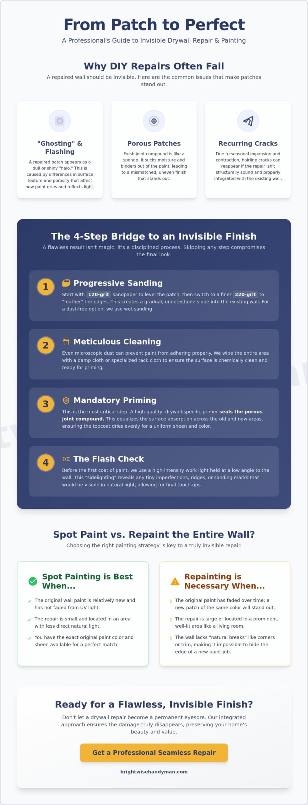Professional Painting After Drywall Repair in Elmhurst: The Secret to a Seamless Finish