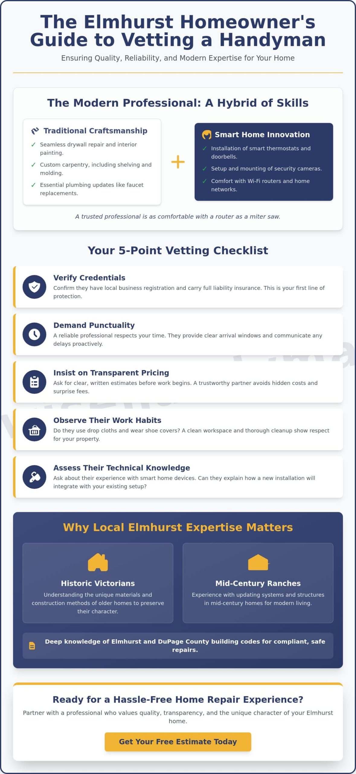 Finding a Trusted Home Repair Professional in Elmhurst: The 2026 Homeowner’s Guide